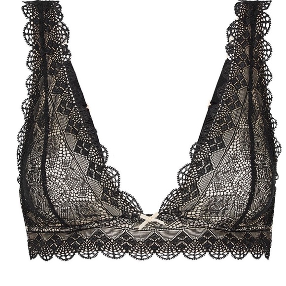 NWT Heidi Klum Intimates Geometric Lace Soft Cup Bralette Size Small - Picture 3 of 7